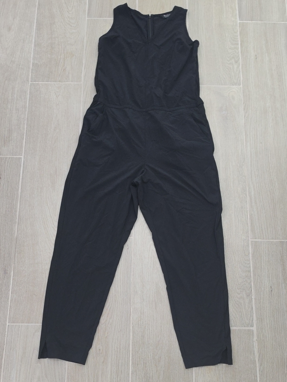 Athleta Brooklyn  Sleeveless Black Jumpsuit